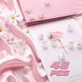 thumbnail image 3 of Dicasser 12 Pcs Small Mini Hair Claw Clips Hair Clamps for Women Girl's Hair Transparent White, 3 of 5