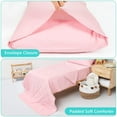 thumbnail image 2 of 5 Pieces Toddler Bedding Set Ultra Soft and Breathable Toddler Sheet Set - Includes Comforter, Flat Sheet, Fitted Sheet and Pillowcase - pink, 2 of 8