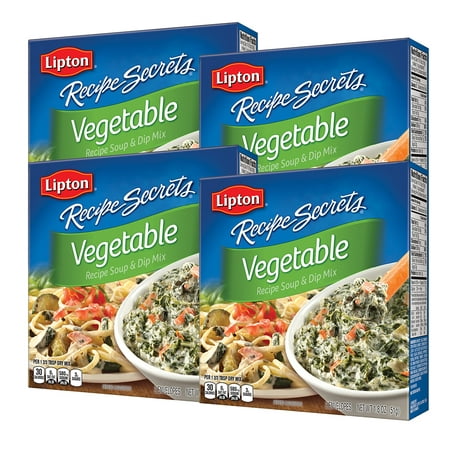 (4 Pack) Lipton Soup and Dip Mix Vegetable 1.8 oz