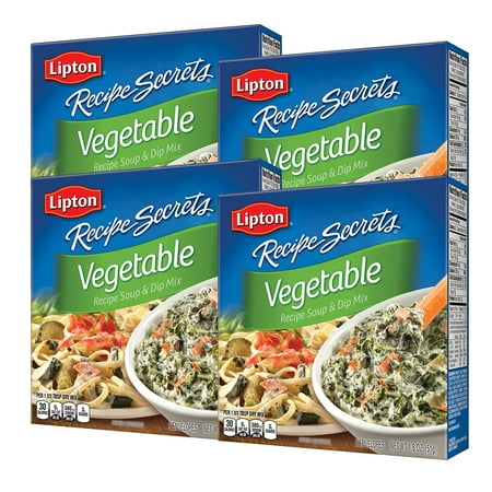 - (4 Pack) Lipton Soup and Dip Mix Vegetable 1.8 oz