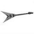 thumbnail image 2 of Dean V Dave Mustaine Guitar, Signature Metallic Silver with Case, 2 of 2