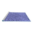 thumbnail image 2 of Ahgly Company Machine Washable Indoor Rectangle Oriental Blue Modern Area Rugs, 5' x 7', 2 of 4
