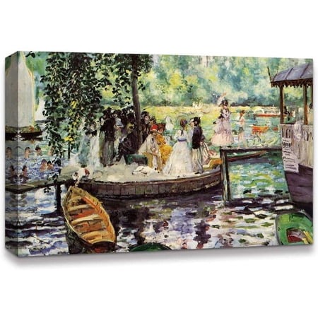 IDEA4WALL Water Party by Pierre Auguste Renoir Canvas Wall Art - 32"x48"