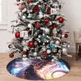 thumbnail image 5 of Sikiie Urban Style Colorful Dragon 30-48 inches {designName} Print Christmas Tree Skirt Snowman Xmas Tree Skirt with Edge Christmas Decorations for Holiday Party36", 5 of 7