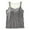Grey, variant on Tank Tops for Women,Seamless Thermal Vest for Women Built-In Chest Support Sleeveless Collared Slim Fit Camisole Undershirt,Camisole Tops for Women,Black,XL