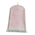 thumbnail image 4 of Portable Prayer Rug Floor Carpet 65Cmx110cm Blanket Area Rugs Foldable Prayer Pink, 4 of 8