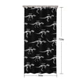 thumbnail image 5 of Skeleton Dinosaurs Labels Shower Curtain 36"x72" ,Bathroom Decorative Shower Curtains Set with 12 Hooks,Modern Waterproof Washable Shower Curtain, 5 of 6
