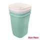thumbnail image 3 of Bote de Basura Chico 2 Pack con Tapa Balancín  - Basurero de Plástico Resistente, Papelera para Baño, Cocina y Oficina (Blanco), 3 of 4