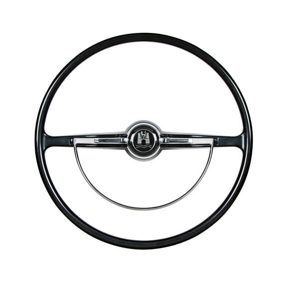 15-3/4" steering wheel for 1962-1971 VW Beetle/Karmann Ghia/Type 3 - Black
