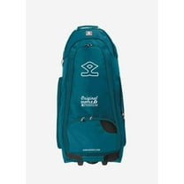 Shrey Original Pro Premium Duffle Wheelie Cricket Bag - Dark Teal & Yellow