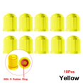 thumbnail image 1 of Tyre Valve Dust Caps With O Rubber Ring Valve Stem Covers Plastic Tire Caps For Car, Motorbike, Trucks, Bicycle Airtight Seal, 1 of 1