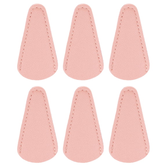 Uxcell 10 Pack Scissors Sheath, 2.9" x 1.5" Scissors Cover Protector PU Leather Portable Collect Bags, Rose Pink