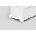 thumbnail image 5 of Plastic Storage Cabinet Organizer 3 Shelf Cart Rack Tower with Wheels, 5 of 7