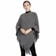 thumbnail image 3 of Otoño/Invierno Color Liso Seda Plateada Warm Flow Su Shawl, 3 of 5