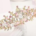 thumbnail image 5 of Children Pink Crystal Tiara Girls Princess Costume Rhinestone Crown H - Party Accessory, 5 of 5