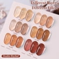 thumbnail image 2 of Set de esmaltes en gel Double Rhythm, 6 x 15 ml, colores translúcidos, 2 of 9