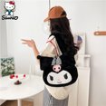 thumbnail image 4 of Bolso de hombro Kawaii Sanrio para mujer, bolsa de felpa con dibujos animados Kuromi, Cinnamoroll, My Melody, bolsa de maquillaje, regalos2079, 4 of 5