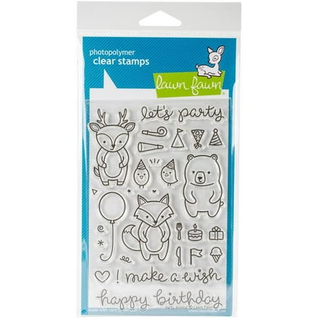 Animals Clear Stamps - Lawn Fawn Clear Stamp Party Animal