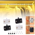 thumbnail image 2 of DOLITY 4Pcs Cabinet Door Switch Wardrobe Touch Switch, Drawers ,Closet Light Lamp Switch for Wardrobe ,Closet Pantry, 2 of 6