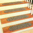 thumbnail image 1 of Rhody Rug SA88A008X028-13 Sani Tweed Tressé Marche d'Escalier&44; Graphite - Lot de 13, 1 of 1
