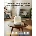 thumbnail image 2 of DREO Humidifier 409S, Humidifiers for Bedroom Baby, Ultra Quiet 28dB & 3L Top Fill Cool Mist Humidifier for Nursery, Smart Air humidifier for Plants, 1500+ RGB Night Light & Sleep Routine Trainer, 2 of 7