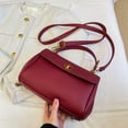 thumbnail image 4 of Bolso Bolsas Mando Superior Cruzado Pequeño Cuero Retro para Mujeres Compras Viajes, 4 of 9