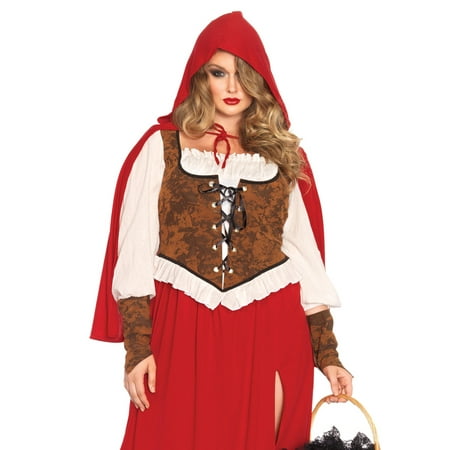Leg Avenue Women's Plus Size Woodland Red Riding Hood