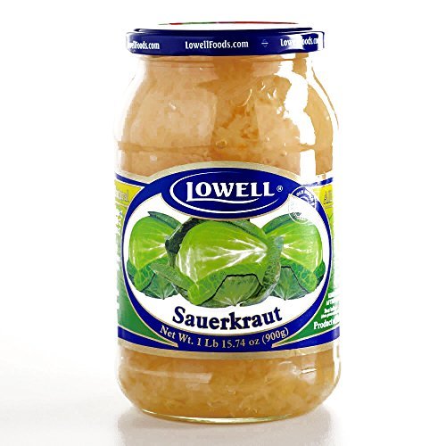 Lowell Sauerkraut 31.7 oz each (6 Items Per Order)