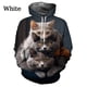 thumbnail image 2 of Sudadera con capucha con estampado 3D de gato y anime para hombre y mujer, estilo informal, divertido, de moda urbana, para niños y niñas, 2 of 4