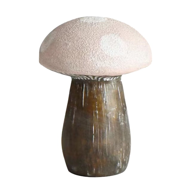 Verdsylv Décor de Jardin, Ornement Champignon en Résine - Décor Féerique de Jardin, Sculpture de Table Extérieure Résistante aux Intempéries pour Décoration de Patio, Cour et Noyau de Chalet, Ornement Champignon en Résine, E