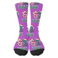 thumbnail image 4 of Stockings 67 Cute Printed Baseball Crew Socks Fun Patterned Knee High Socks Soft Comfortable Casual Socks For Daily Wear & Sports Polyester Long Socks, 4 of 4