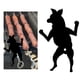 thumbnail image 3 of de perros calientes chica de acero inoxidable campamento fuego Zulema Asadores de barbacoa, 3 of 8