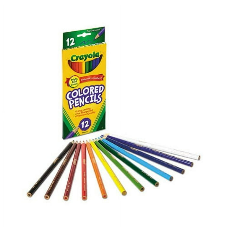 Colored Pencils, 12 Assorted Lead and Barrel Colors, 12/Set Colored Pencils, 12 Assorted Lead and Barrel Colors, 12/Set