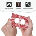 thumbnail image 4 of Kdxio Red Meat Decorator Light Switch or Receptacle Outlet Wall Plate Decorator Wall Plate Child Safe Outlet Cover-Style S, 4 of 6