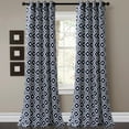 thumbnail image 1 of Lush Decor Diamond Geo Room Darkening Window Curtain Set, 1 of 10