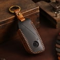 thumbnail image 4 of Tekuisi Black Remote Leather Key Bag Fob for Ix X7 I7 XM 2023 Case Cover Keychain, 4 of 6