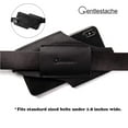 thumbnail image 5 of Leather Phone Holster, Phone Holder for Belt Loop, Cell Phone Cases, Leather Belt Pouch with Magnetic Button Darkbrown, 5 of 16