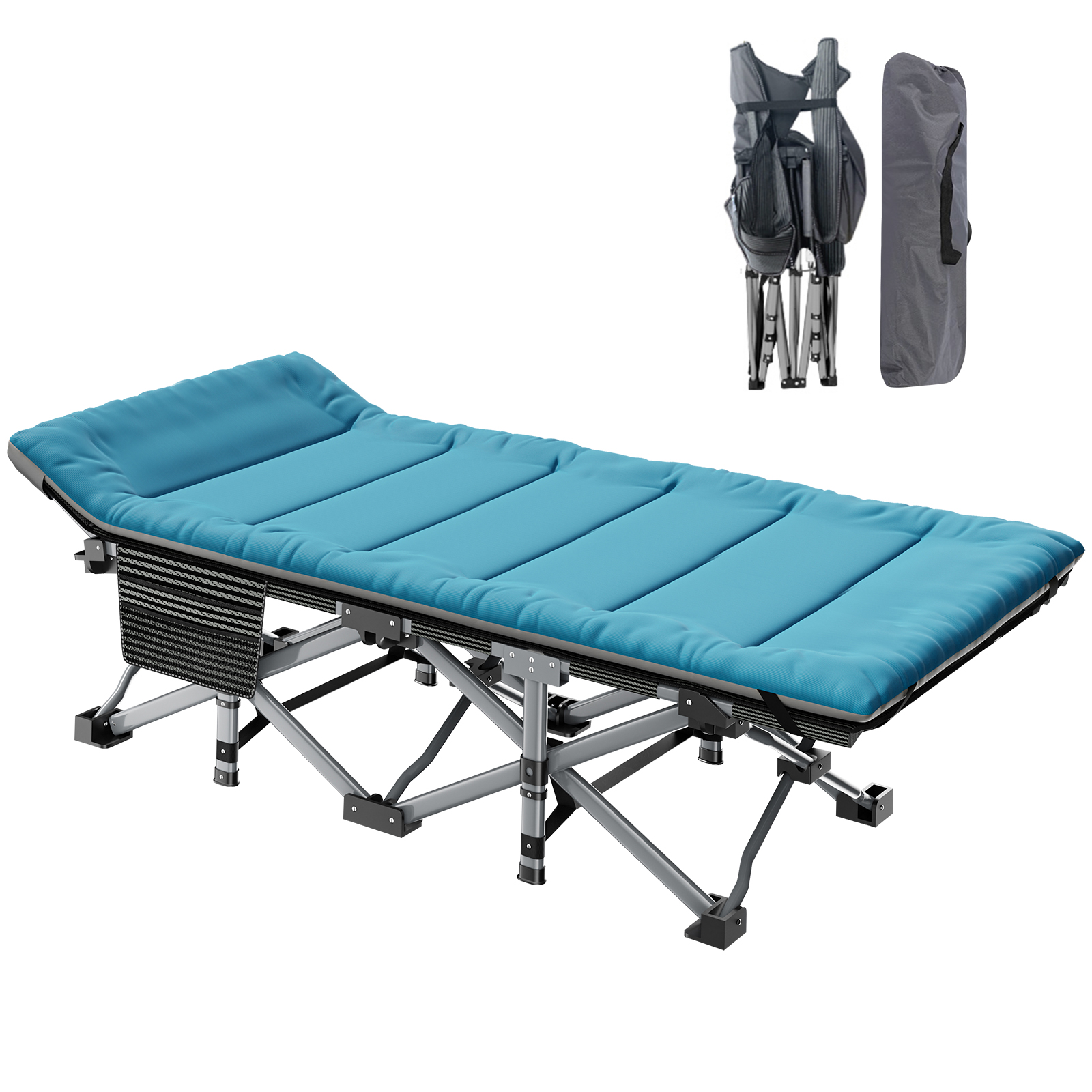 Docred Folding camping cot for Adults, Rollaway Guest Bed Sleeping Cot