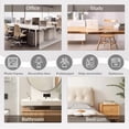 thumbnail image 6 of Desktop Organizer Office Storage Rack Adjustable Wood Display Shelf Birthday Gifts Toy Home Decor Free Style Rotation Display True Natural Stand Shelf (Violet), 6 of 7