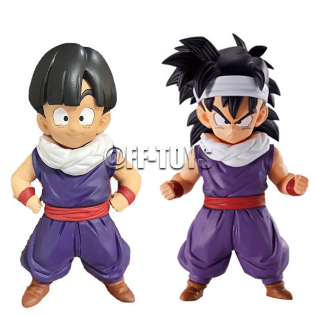 Figuras de acción de Dragon Ball EX para niños, Son Gohan, Goten, Ichiban, Kuji, cadenas fuertes, No Choukessen Tenkawakeme, modelo de jugueteWith box Gong Bohan LED