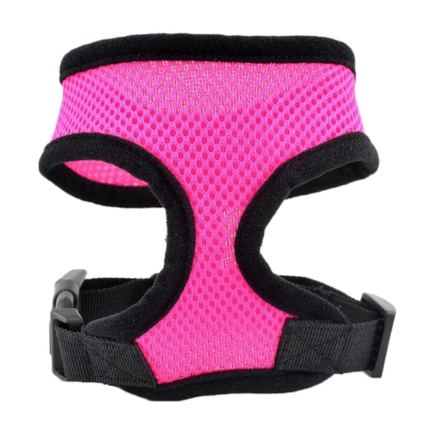 Bsvklp Arnés Reflectante para Collar Perro Y Gato Chaleco Malla Ropa para Entrenamiento (rosa Oscuro M)