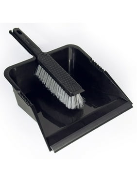 Hyper Tough Heavy Duty Deep Dust Pan and Bench Brush