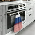 thumbnail image 4 of ZIATUBLE American Flag Hanging Kitchen Dish Towel Breathable Hanging Hand Dry Towels 2 Pcs Easy to Install Bathroom Hand Bath Towel Fast Drying Kitchen Hand Towels and Washcloths for 4 of July, 4 of 7