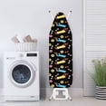 thumbnail image 3 of HELLHERO Non-Slip Tabletop Ironing Board Cover Hook and Loop Fastener Replacement Soft Fabric 15x54 Inch, Puppy Donut Pattern, 3 of 5