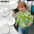 thumbnail image 7 of Xixirimido Green Hippie Flower Print Toddler Girls Sweatshirt Long sleeve Pullover Top Crewneck Sweater Kids Cute Graphic Pullover Sweater Fall Winter Clothes, for 4-5T, 7 of 7