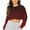 Wine, variant on ShiShine Sweatshirts for Women Printed Long Sleeve Crewneck Cropped Sweatshirt Casual Loose Pullover Tops
