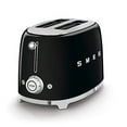 thumbnail image 1 of SMEG 2 Slice Toaster with 6 Presets and Defrost Function and Removable Crumb Tray (Black), 1 of 6
