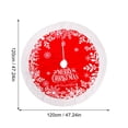 thumbnail image 3 of LYCAQL Soft Carpets for Bedrooms Christmas Tree Skirt Tree Bottom Decoration Scene Decoration Floor Mat 47 Inch Couch Throw, 3 of 9