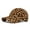 01-Khaki, variant on Men Women Leopard Print Corduroy Duckbill Baseball Cap Golf Adjustable Winter Warm Cap