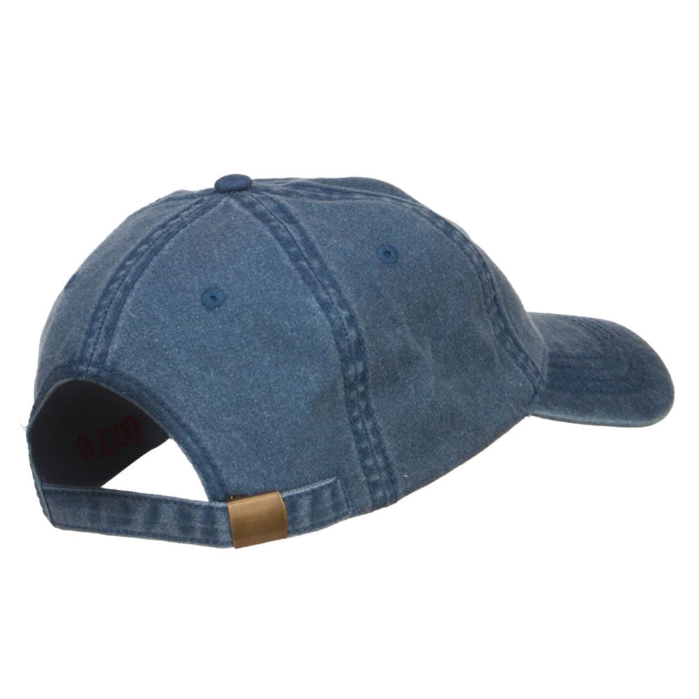 Mini Rocket Embroidered Washed Cap - Navy OSFM - Walmart.com display picture 2